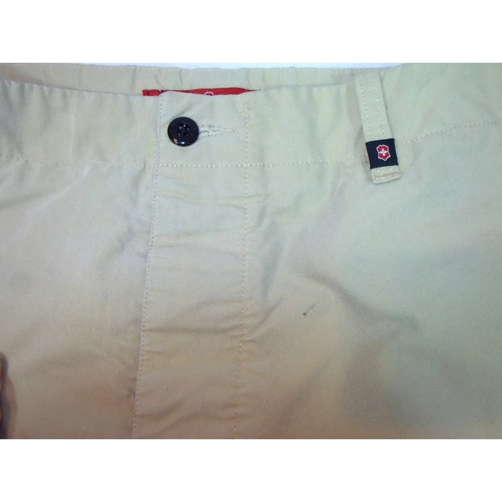 Victorinox‎ Straight Leg Flat Front Beige Khaki Pants Mens Size 40